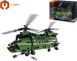 iM.MASTER 2-in-1 construction set helicopter with mechanical drive, 393 pieces
