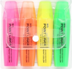 Evidenziatori M&G Neon profumati, set da 4 colori
