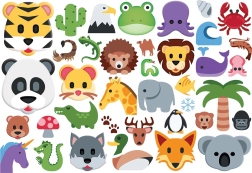 EUROGRAPHICS Puzzle Emoji animali 100 pezzi