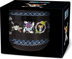 Ceramic Mug One Piece with Skulls 400 ml