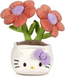 Peluche Hello Kitty vaso da fiori 20 cm