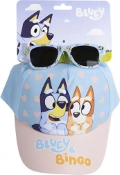 Cappellino per bambini con occhiali Bluey