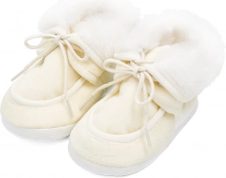 Winter babyslofjes New Baby beige 0–3 maanden