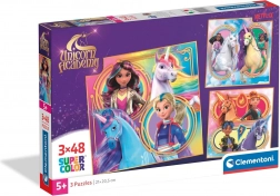 Puzzle Unicorn Academy 3×48 pieces