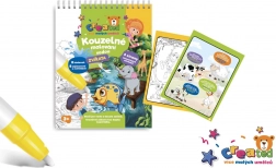 Magisk vandmaleri – blok, 4 sider – Dyrene