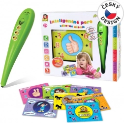 smart pen with educational cards (Slovak)