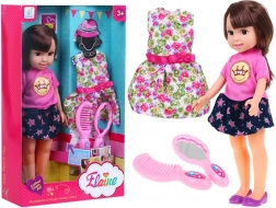 Grande bambola da styling per bambini 3+ con accessori – Bruna