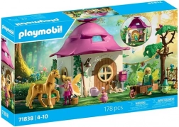 Playmobil Princess Magic prijetna vila hiška z zlatim samorogom
