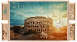 Stor puslespillbræt til montering af puslespil Malatec