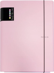 Cartelline laminato a 3 lembi con elastico Pastelini – Rosa