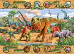 Puzzle Dinosauri XXL 100 dijelova