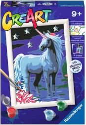 paint by numbers creart – magical unicorn