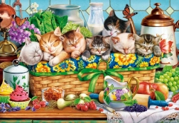 Puzzle Chatons assoupis 1000 pièces