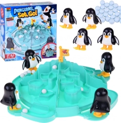 Family Tabletop Game Penguins Attack – Ice Battle for Snowballs