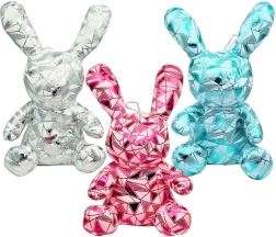 Lapin en peluche scintillant