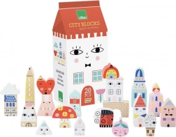 Wooden Blocks City House