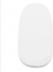 Frotirno nepremočljivo rjuho za voziček z elastiko NEW BABY 35 × 75 cm, bela