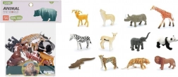 Set figuren wilde dieren 12 stuks