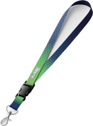 Lanyard with Carabiner OXY Ombre Blue