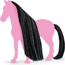 Schleich Horse Club accessories for horses – black mane and tail