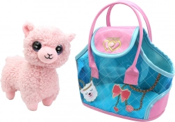 Plush llama with handbag for kids