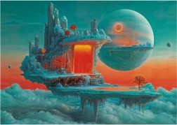 Educa Puzzle Tűz és jég bolygó 500 darab