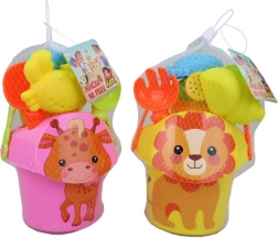 Komplet za pesek z živalco, 7 kosov