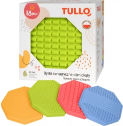 Ottagoni sensoriali di diverse texture 4 pz