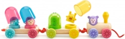 Trenino in legno colorato Djeco Rainbow