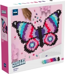 Plus-Plus Puzzle by Numbers - Butterfly 800 Pieces