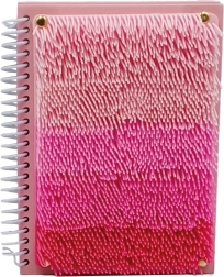 Sensory Pink Notebook with Fringes A5, 80 Sheets