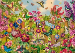 Puzzle Enchanting Butterfly Garden 2000 Pieces SCHMIDT