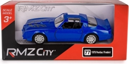 Modello in metallo RMZ City PONTIAC Firebird 1978 1:32 blu