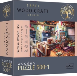 Wooden Double-Sided Puzzle Attic Treasures 501 Pieces TREFL Wood Craft Origin