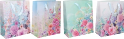 Ajándéktáska L, 40 × 30 × 12 cm – egész éves motívumok mixe