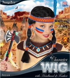 Perika s trakom Indijanka