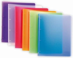 Classeur Opaline rouge A5