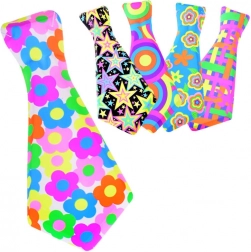 Zeer kleurrijke stropdas met koord voor feestjes