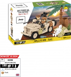 COBI HC WWII – Willys MB SAS 1:35 építőkészlet
