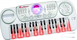 Kids’ Keyboard with Disco Ball and Microphone 50 × 21 cm