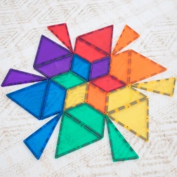 CONNETIX Rainbow Shape Expansion Pack – costruzioni magnetiche, 36 pezzi