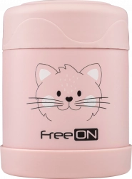 FreeON Thermos for Food 350 ml Pink