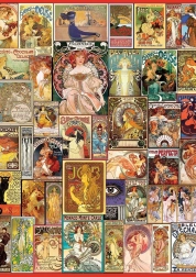 ART PUZZLE Art Nouveau Poster – 1500-piece puzzle