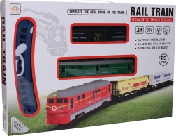 Train Track with Effects 106 × 106 cm