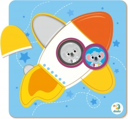 Dodo framed puzzle Rocket for little ones