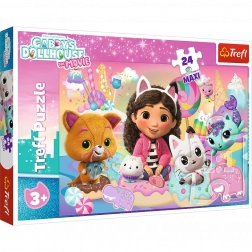 Puzzle 24 maxi – monde des chats de GABBY TREFL