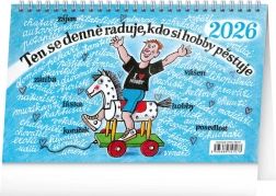 Asztali naptár Naše hobby 2026