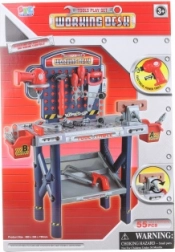 Dziecięcy stół warsztatowy z narzędziami 75 cm