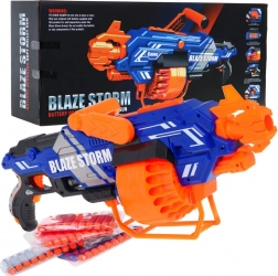 Duży automatyczny blaster BLAZE STORM, 40 piankowych strzałek, 8+