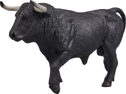 Realistic Spanish Bull Figurine
